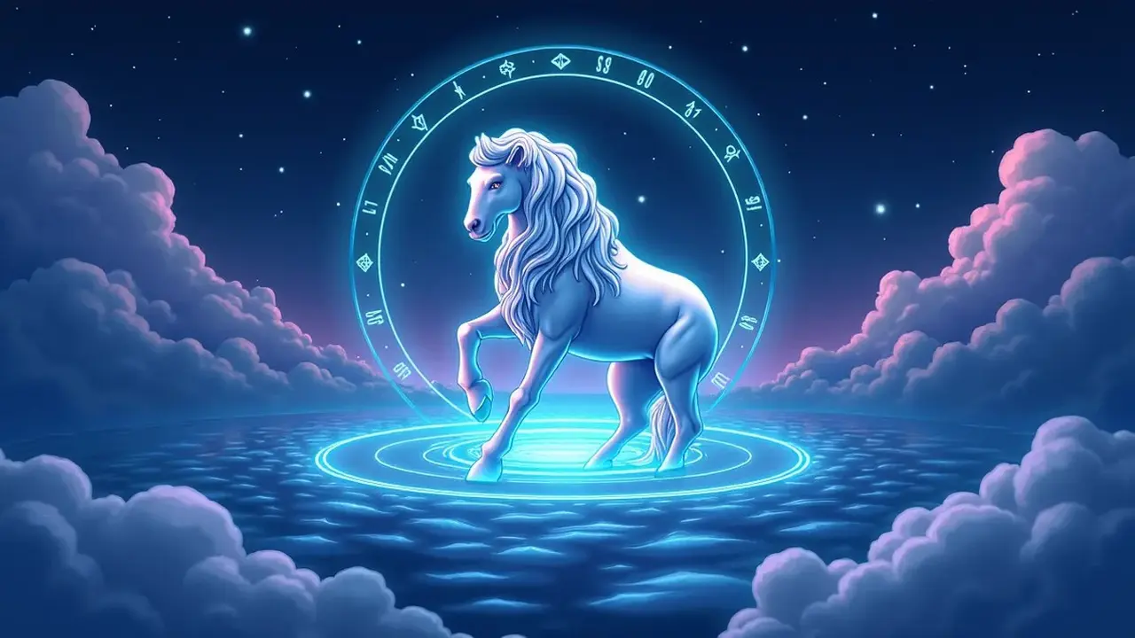 logo zodiak aquarius