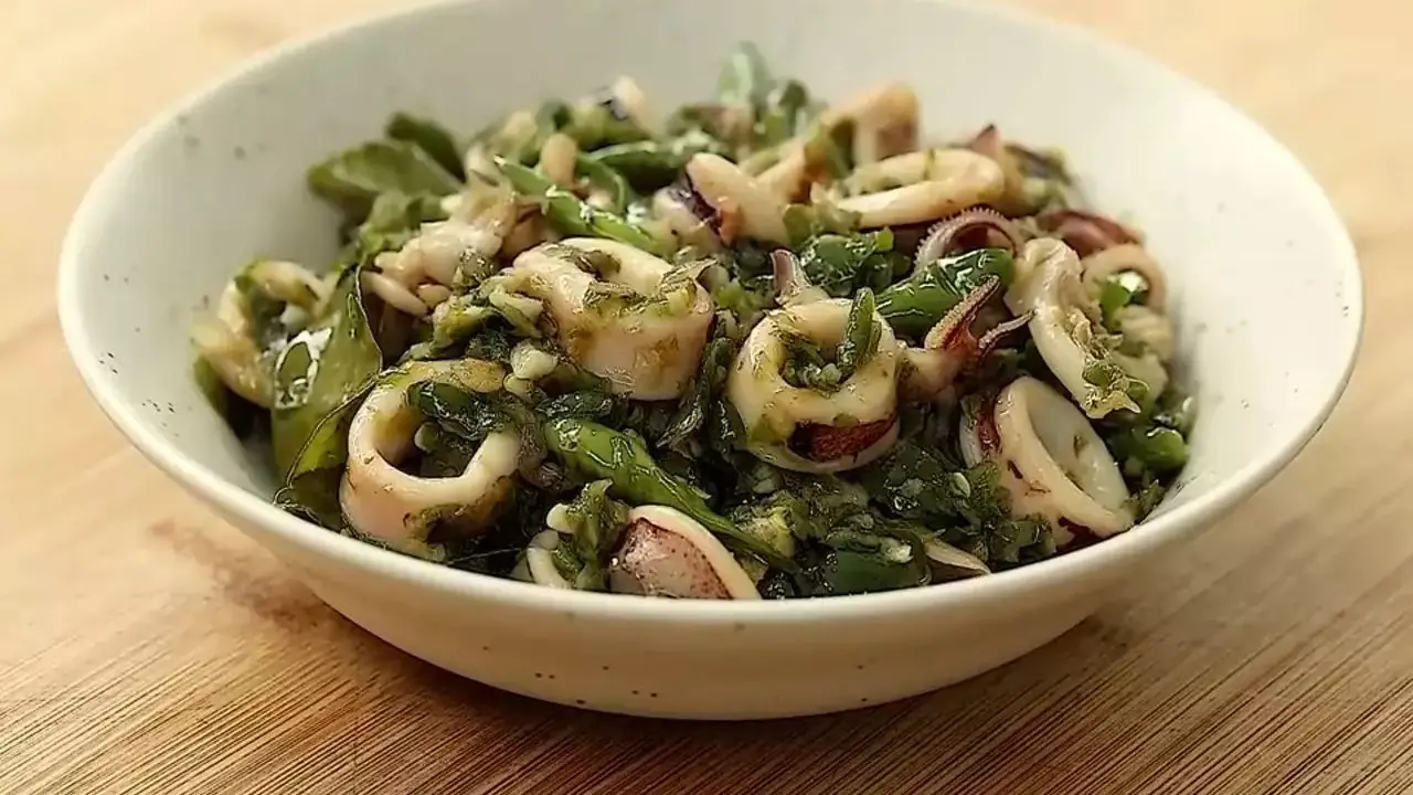 Cumi cabai hijau untuk menu praktis sahur dari Chef Devina Hermawan