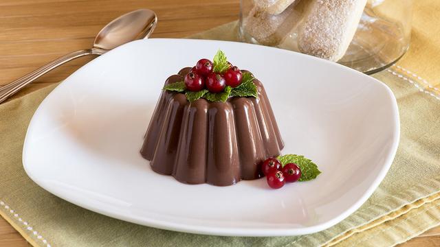 puding cokelat