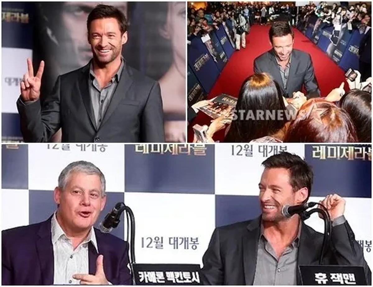 Menggelar konferensi pers dengan keceriaan Hallyu Â©soompi.com