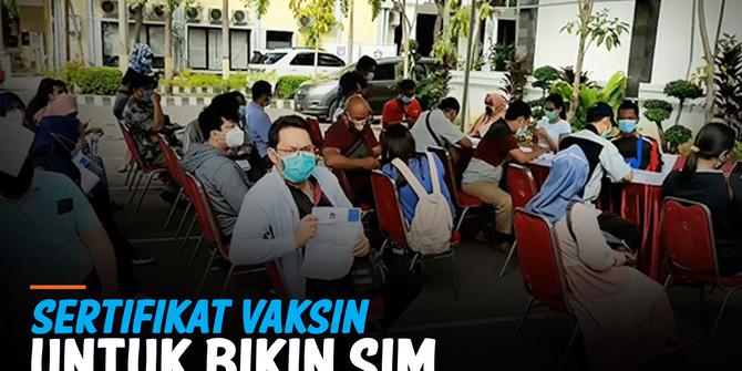 VIDEO: Bikin SIM di Surabaya Harus Sudah Divaksin