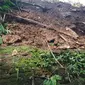 Penampakan sisa puing dan tumpukan batu bata bangunan Situs Keramat Sultan Matangaji Cirebon akibat aktivitas alat berat diduga tanpa seizin warga. Foto (Liputan6.com / Panji Prayitno)