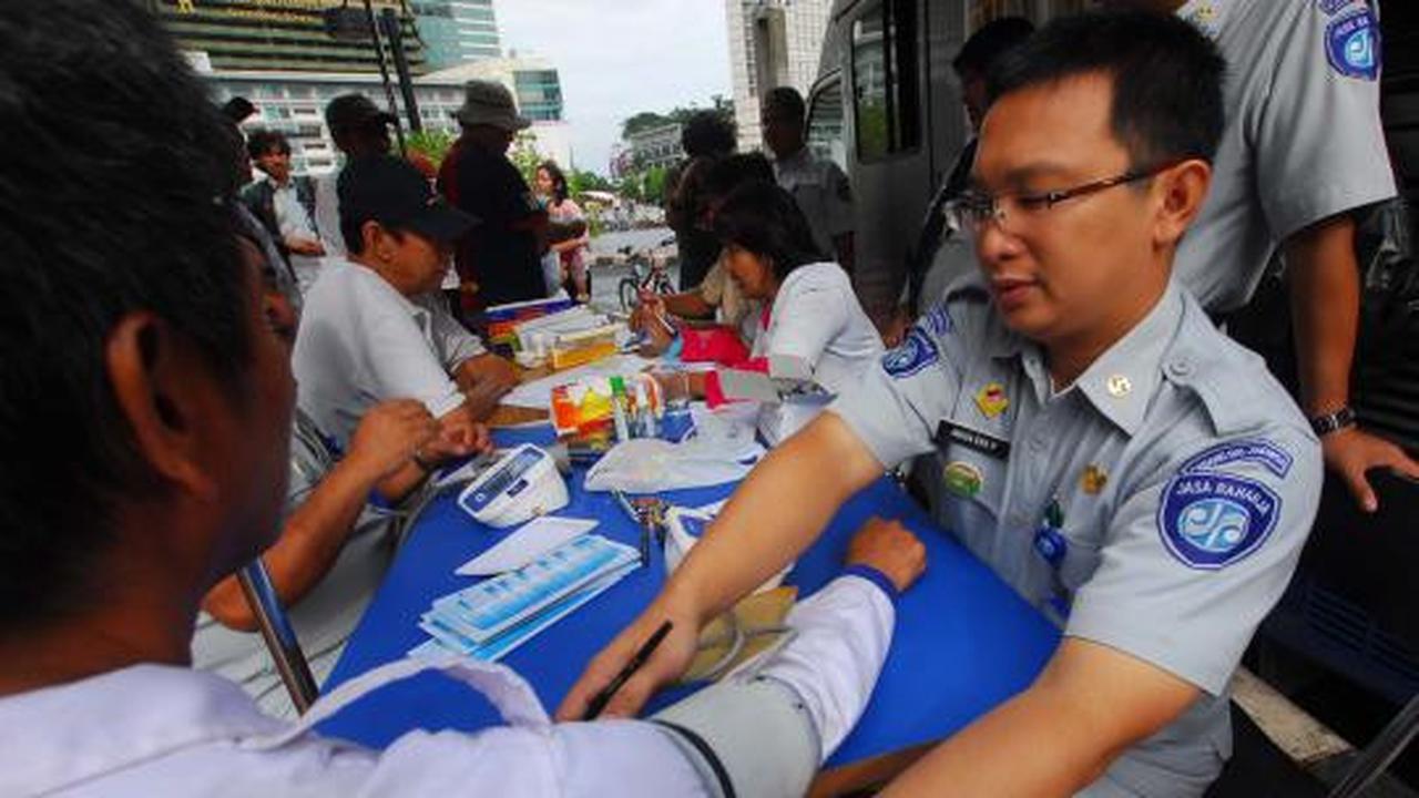 Jasa Raharja gelar pengobatan gratis di Bundaran HI