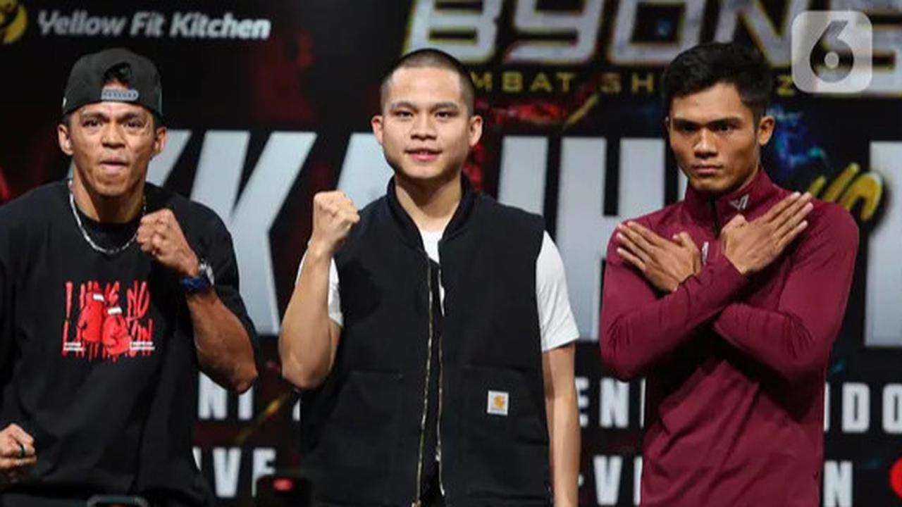 FOTO: BYON Combat Showbiz Vol.5 Sajikan Duel Sengit Kkajhe vs Aziz Calim, Tayang Live di Vidio!