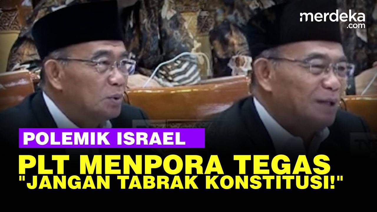 VIDEO: Plt Menpora Ingatkan PSSI Tak Tabrak Konstitusi Nego dengan FIFA soal Israel