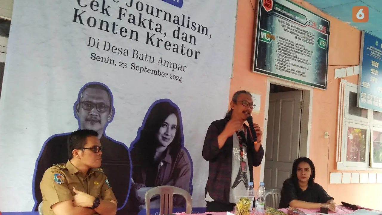 Keseruan Petani Kopi Desa Batu Ampar Saat Dilatih Cek Fakta Liputan6.com