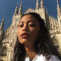 Nafa Salvana model Indonesia yang tampil di Milan. (Dok: Instagram)
