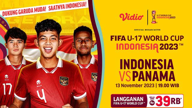 Live Streaming Piala Dunia U-17 di Vidio: Indonesia vs Panama
