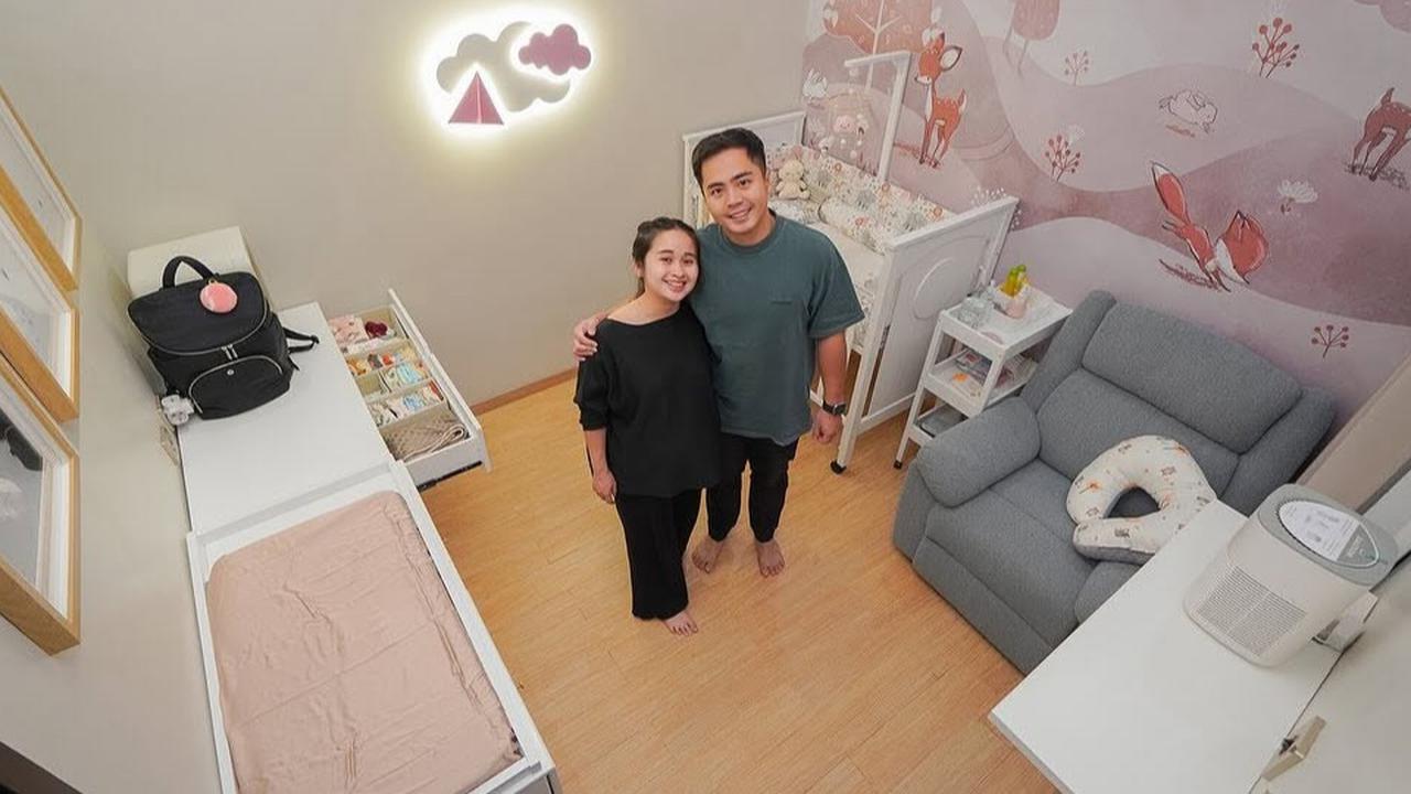Potret Kamar Calon Anak Gritte Agatha Bernuansa Pink, Dilengkapi Box Bayi Hingga Sofa Nyaman Untuk Menyusui
