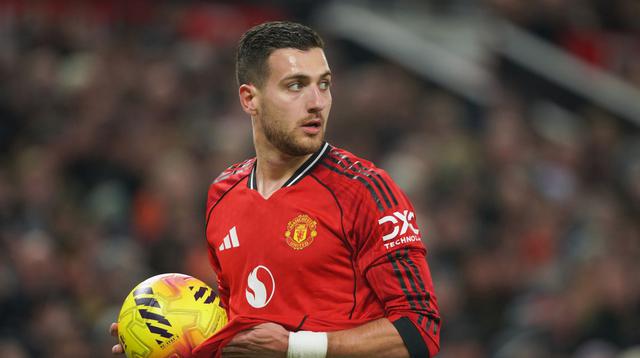 Bek Manchester United, Diogo Dalot. (AP Photo/Ian Hodgson)