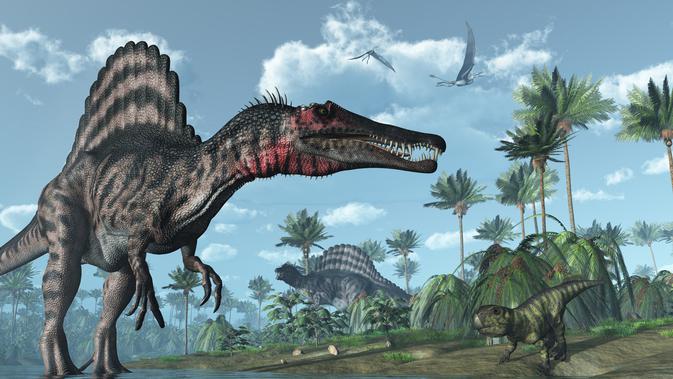 Jenis dinosaurus Spinosaurus (Sumber: Istockphoto)