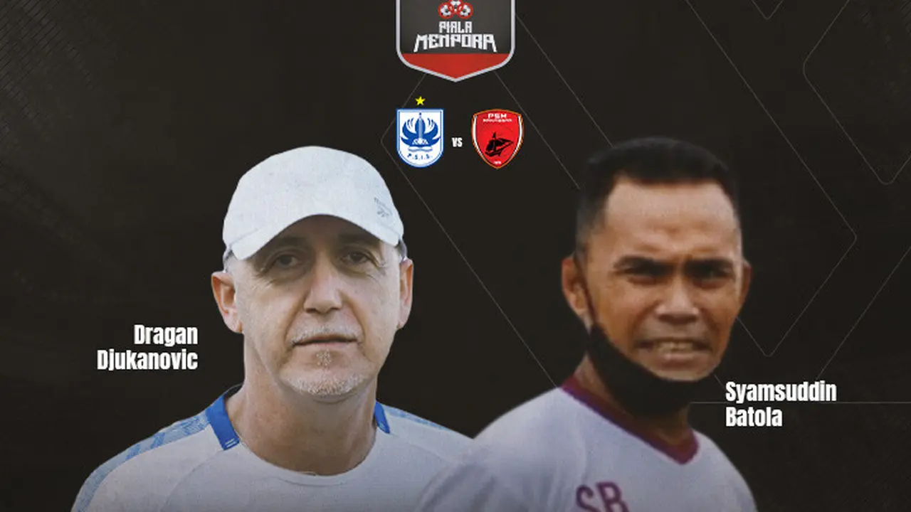 Piala Menpora - PSIS Semarang Vs PSM Makassar - Head to Head Pelatih