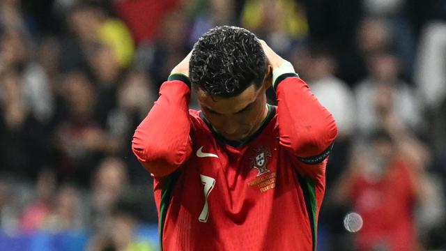 Ekspresi Cristiano Ronaldo saat Gagal Eksekusi Penalti