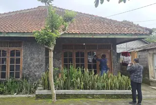 rumah penemuan 11 bayi di kawasan Sleman. (merdeka.com/Purnomo Edi)