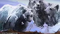 Ilusi Optik Beruang dan Gunung. (Dok: @PsychologyLove100 via Tiktok)
