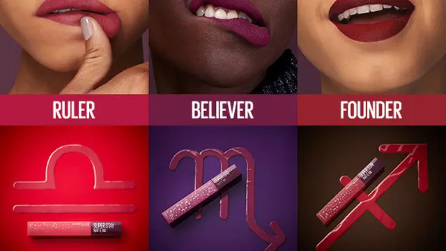 Maybelline New York Luncurkan 12 Pilihan Warna Superstay Zodiak Collection
