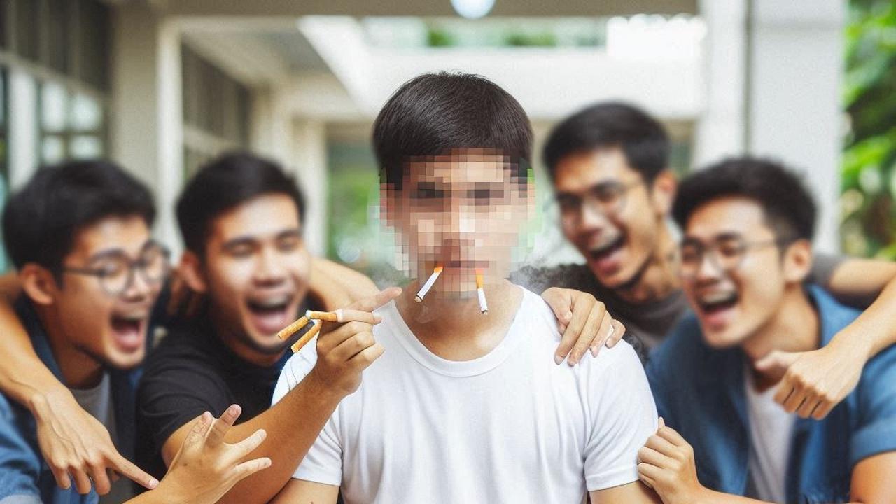 Ilustrasi Menolak Rokok