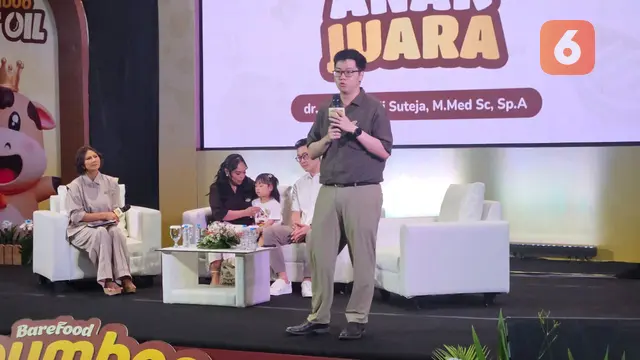 Konselor Pemberi Makan Bayi dan Anak (PMBA), Dr. Ian Suryadi Suteja, M.Med.Sc., Sp.A (Foto: Aditya Eka Prawira/Liputan6.com)