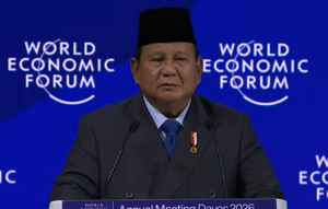 Presiden Prabowo Subianto di WEF Davos, Swiss, Kamis (22/1/2026). (Foto: tangkapan layar/youtube Badan Komunikasi Pemerintah RI)
