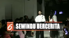 Desainer asal Yogyakarta, Lulu Lutfi Labibi gelar pagelaran busana dengan sisa kain perca yang ia simpan di gudang selama 8 tahun berkarya.