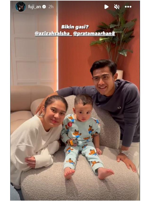 6 Potret Pratama Arhan dan Azizah Salsha Main ke Rumah Raffi Ahmad, Jenguk Cipung