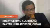 Polda Metro Jaya telah menerima dan tengah menyelidiki tiga laporan terhadap pengamat politik, Rocky Gerung, yang diduga menghina Presiden Jokowi. Namun Rocky Gerung membantah telah menghina individu Jokowi, melainkan memberi kritik atas jabatan publ...