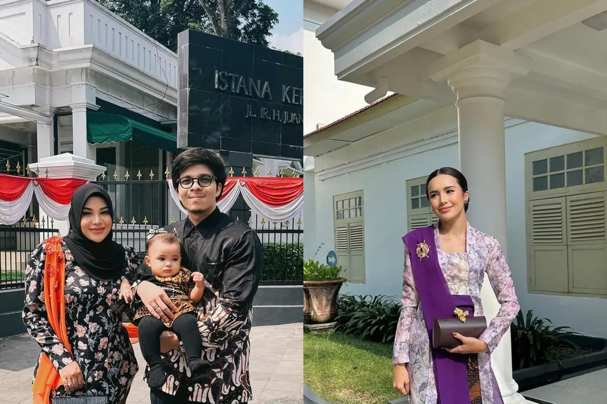 Adu Gaya Aurel Hermansyah, Beby Tsabina, hingga Laksmi DeNeefe Pakai Kebaya Floral di Tasyakuran 7 Bulan Kehamilan Erina Gudono
