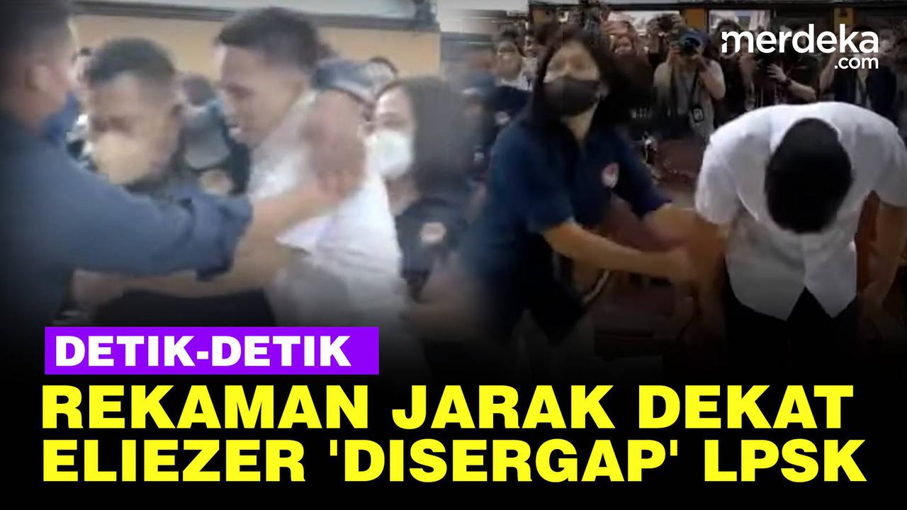 VIDEO: Rekaman Jarak Dekat LPSK Lindungi Eliezer Usai Divonis Ringan