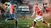 Prediksi Spanyol VS Rusia (Liputan6.com/Trie yas)