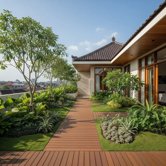 9 Ide Kebun Minimalis di Rooftop, Sulap Atap Jadi Oasis Hijau