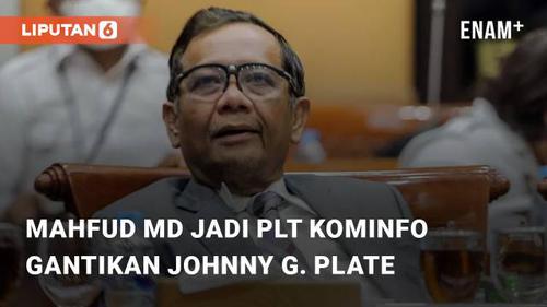 VIDEO: Mahfud Md Jadi Plt Menkominfo Gantikan Johnny G. Plate
