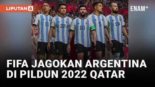 VIDEO: Selalu Tembus, FIFA Prediksi Argentina Juara Piala Dunia 2022 Qatar