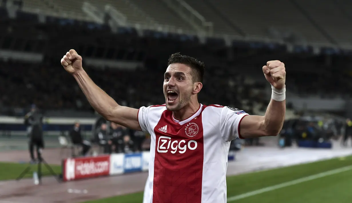 7. Dusan Tadic (Ajax) - 5 gol (AFP/Aris Messinis)
