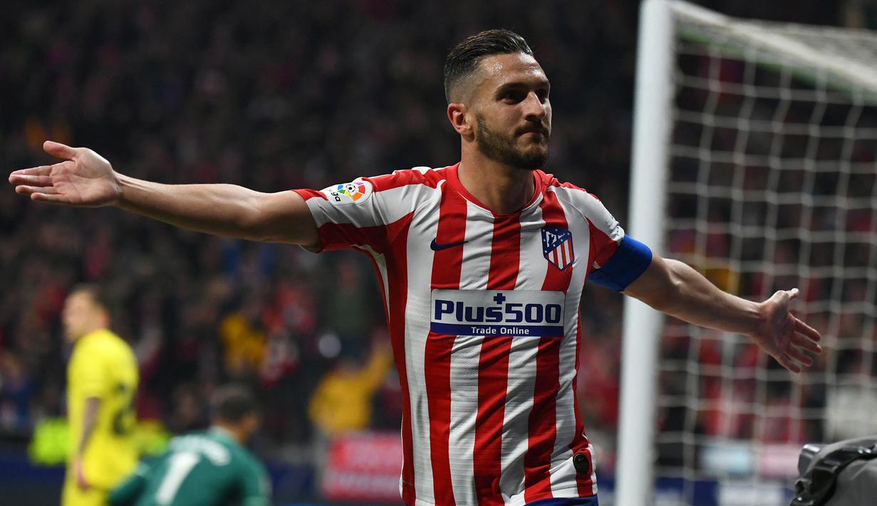 Koke. Gelandang dan kapten Atletico Madrid asal Spanyol ini telah tampil dalam 330 laga dalam 10 tahun terakhir di Liga Spanyol. Total telah memperkuat Atletico Madrid selama 12 musim sejak musim 2009/2010. (AFP/Gabriel Bouys)