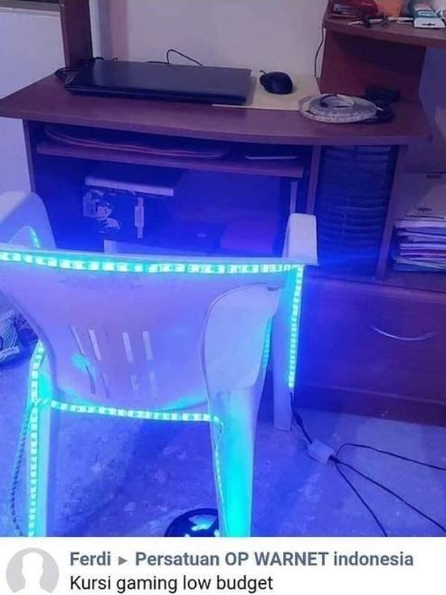 7 Potret Komputer dan Kursi Game Versi 'Low Budget' Ini Kreatif Banget