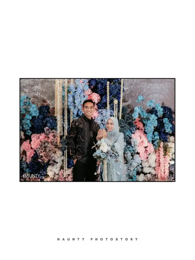 6 Gaya Serasi Rizky Ridho dan Sendy Aulia di Momen Lamaran dengan Nuansa Biru