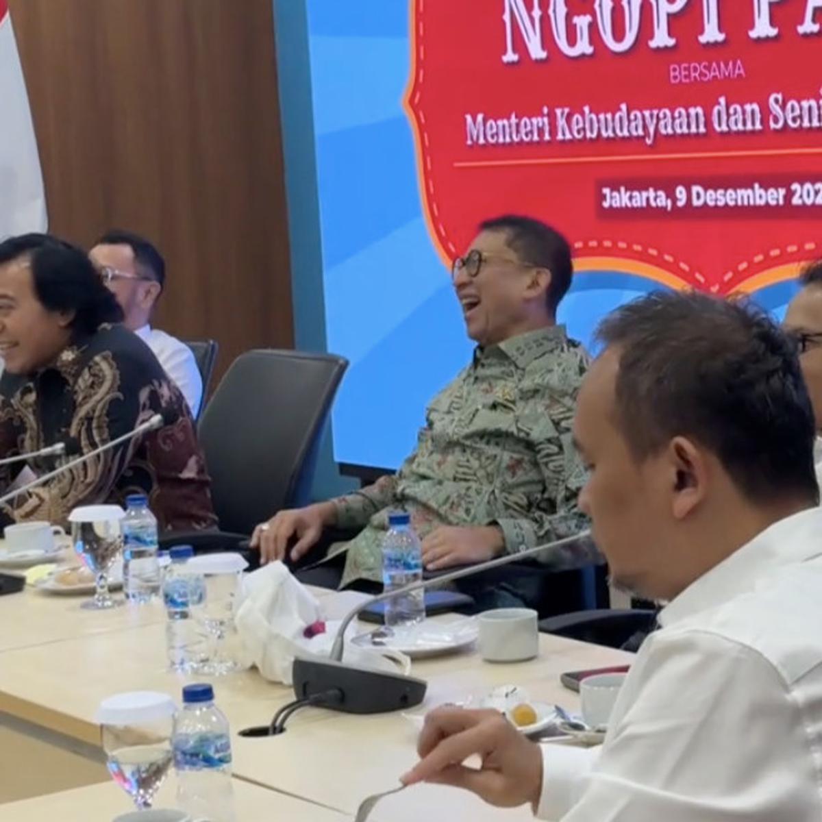 fadli zon diskusi dengan komedian