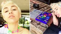 Kenang Anjing Peliharaan, Miley Cyrus Buat Kalung Lucu