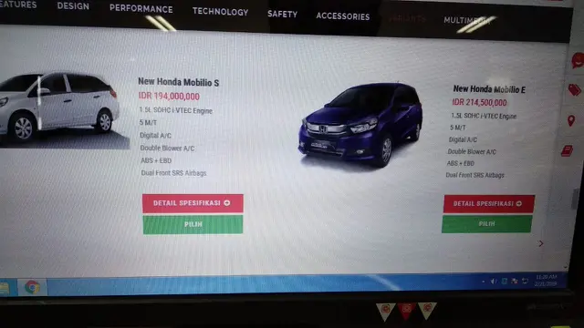 New Honda Mobilio 2019 (Honda)