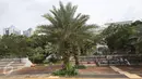 Pemprov DKI berencana melakukan renovasi terhadap Taman Lapangan Banteng, Jakarta, Senin (6/3). Anggaran pemagaran diperkirakan mencapai Rp 9 miliar dan berasal dari kompensasi koefisien luas bangunan (KLB). (Liputan6.com/Immanuel Antonius)