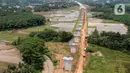 Suasana proyek Tunnel 2 Kereta Cepat Jakarta-Bandung di Desa Bunder, Jatiluhur, Kabupaten Purwakarta, Jawa Barat, Kamis (27/1/2022). Hingga saat ini, sudah 10 dari 13 tunnel berhasil tembus. (Liputan6.com/Herman Zakharia)