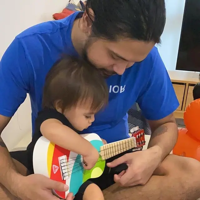 Potret gemas Kiko Sihombing anak Petra dan Aquila Firrina. (sumber: Instagram/petrasihombing)