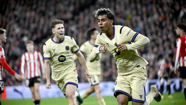 Foto: Gol Tunggal Nan Indah Lamine Yamal Bawa Barcelona Taklukkan Athletic Bilbao, Nyaman di Puncak Klasemen Liga Spanyol