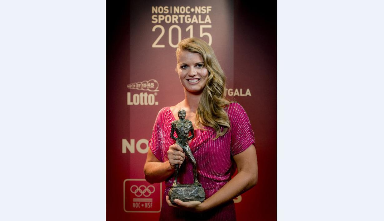 Dafne Schippers adalah sprinter Belanda peraih perak lari 200m pada Olimpiade Rio de Janeiro 2016. (AFP/ANP/Robin Van Lonkhuijsen/Netherlands out)