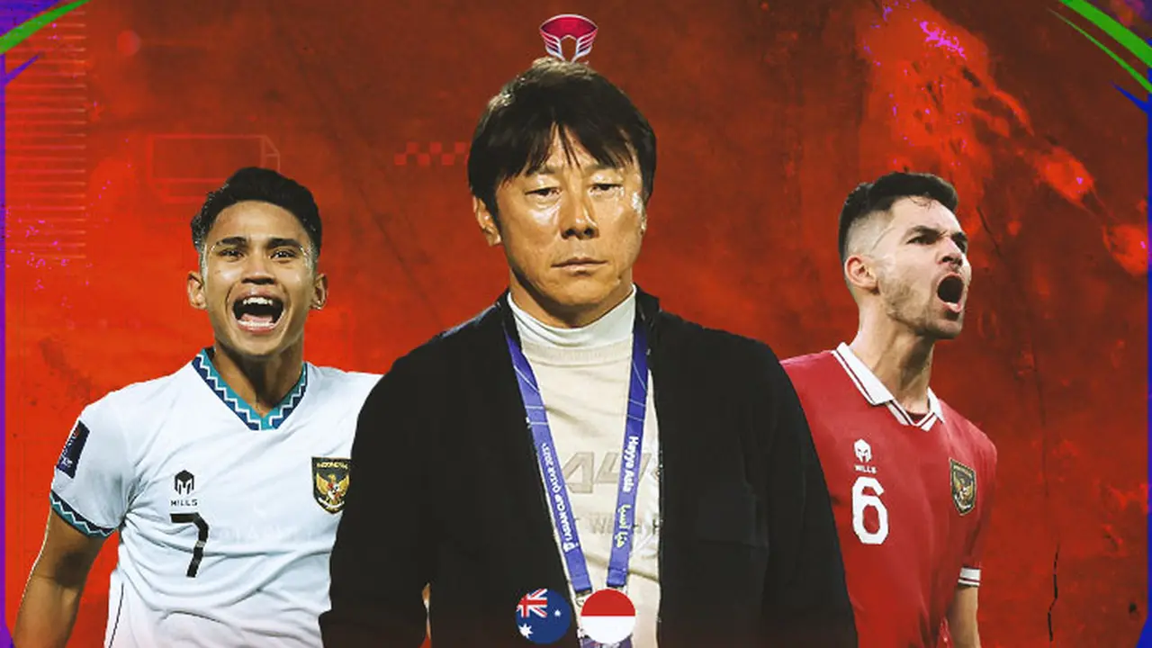 Piala Asia - Australia Vs Timnas Indonesia - Marcelino Ferdinan, Shin Tae-yong, Sandy Walsh