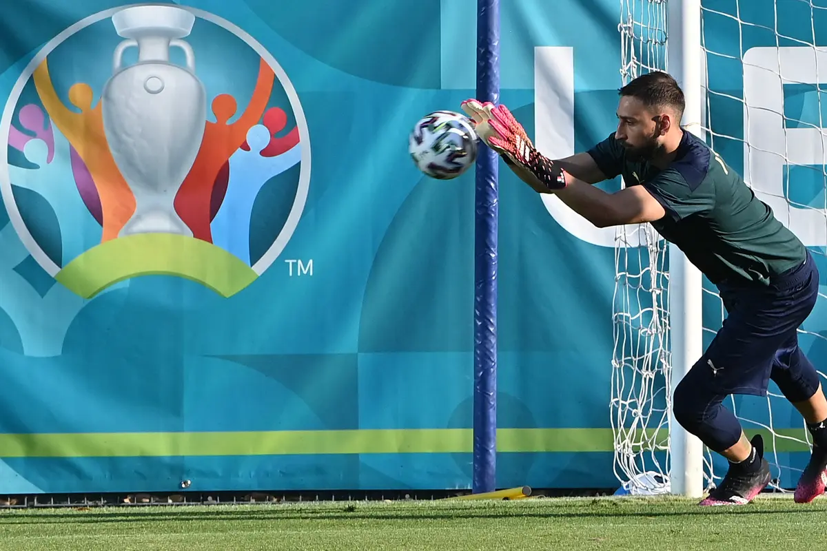 Sesi Latihan jelang Euro 2020 Italia Vs Swiss