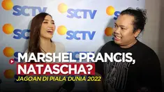 Berita video komedian Marshel Widianto dan presenter cantik Natascha Germania mengungkapkan jagoannya di Piala Dunia 2022.