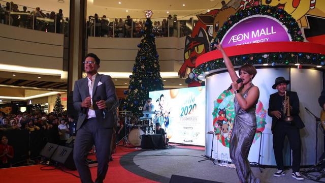 Maliq N D'Essentials tampil di acara Hello 2020 di AEON Mall BSD City