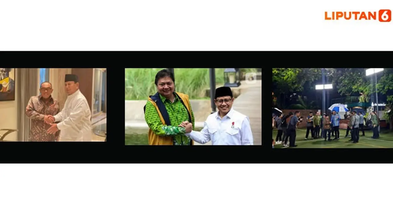 Banner Infografis Pertemuan dan Manuver Zigzag Elite Parpol Jelang Pilpres 2024