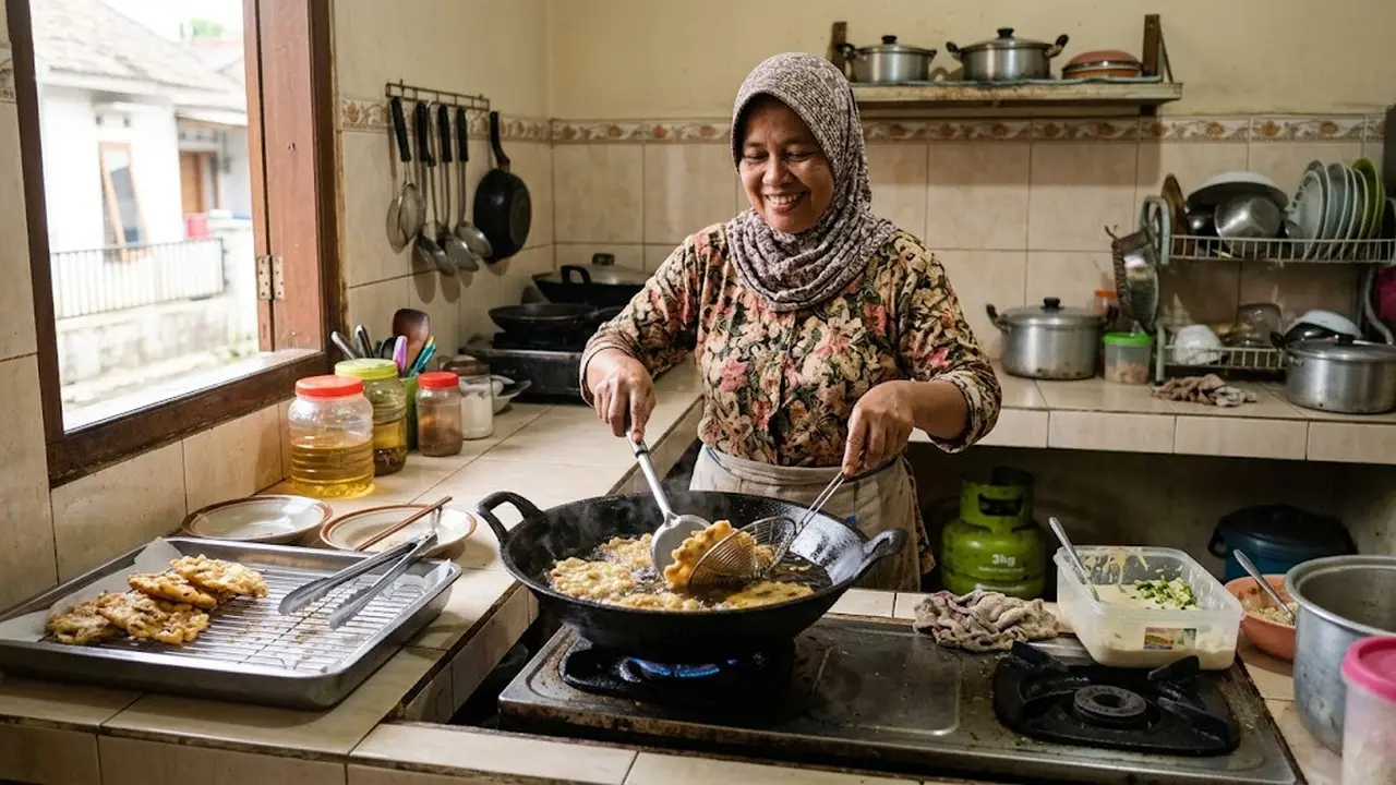 Membuat gorengan